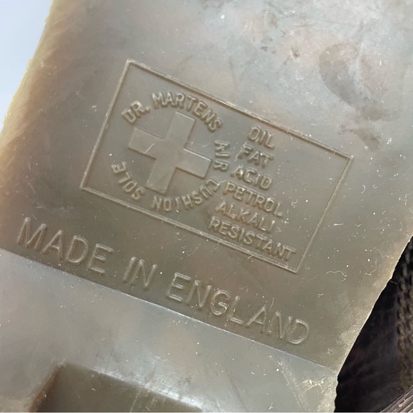 Vintage Dr Martens men’s size 7 Lace up Boots made in England leather - Picture 8 of 8